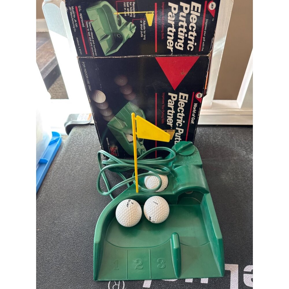Electric Putting Partner TESTED Complete In Box World of Golf